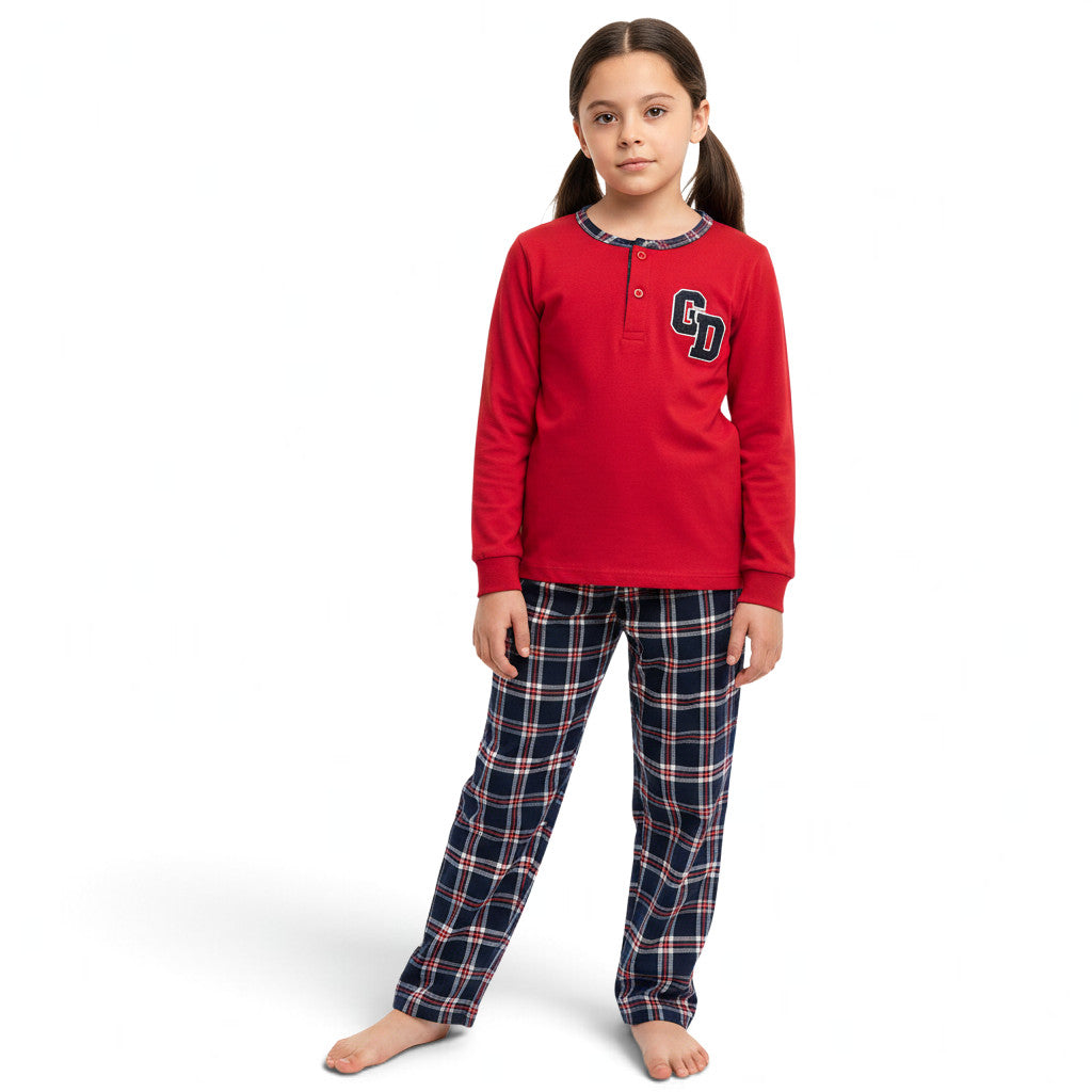 JOANNA 92288 Girls Long Sleeve Pajama Set