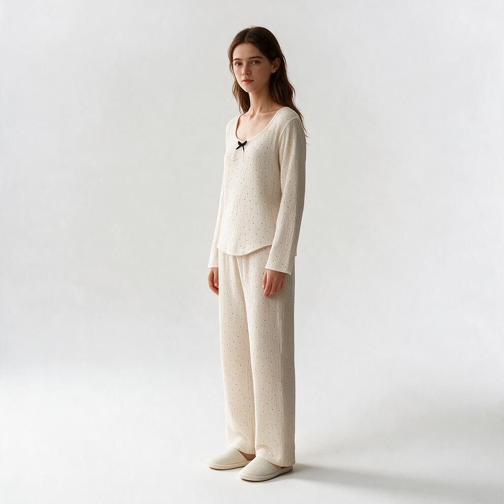 JOANNA 291139T Long Sleeve Pajama Set for Women