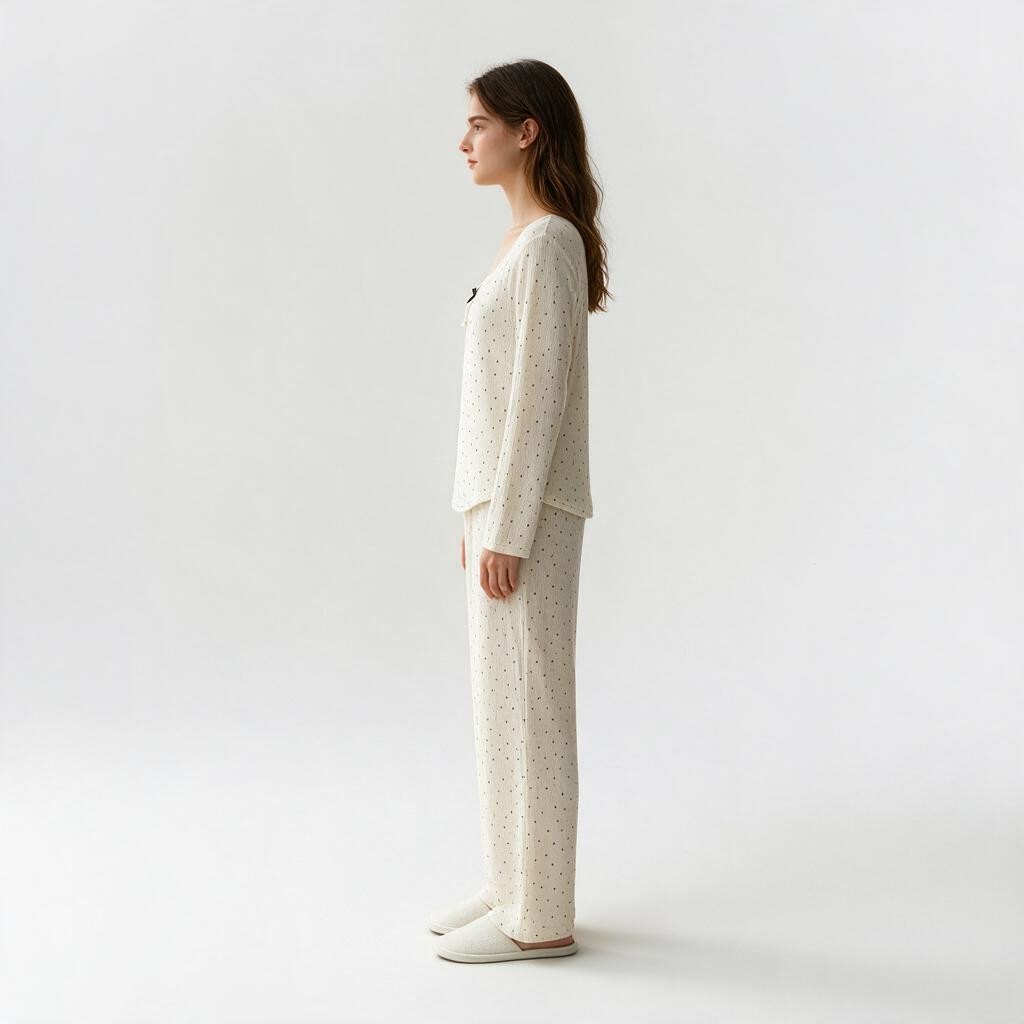 JOANNA 291139T Long Sleeve Pajama Set for Women
