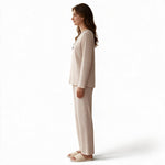JOANNA F291157T Women's Comfortable Long Sleeve Pajama Set