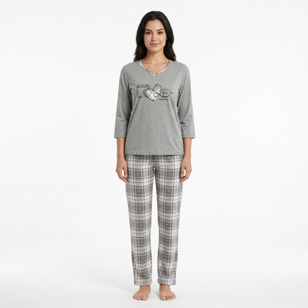 JOANNA 26243 Women's Long Sleeve Pajama Set
