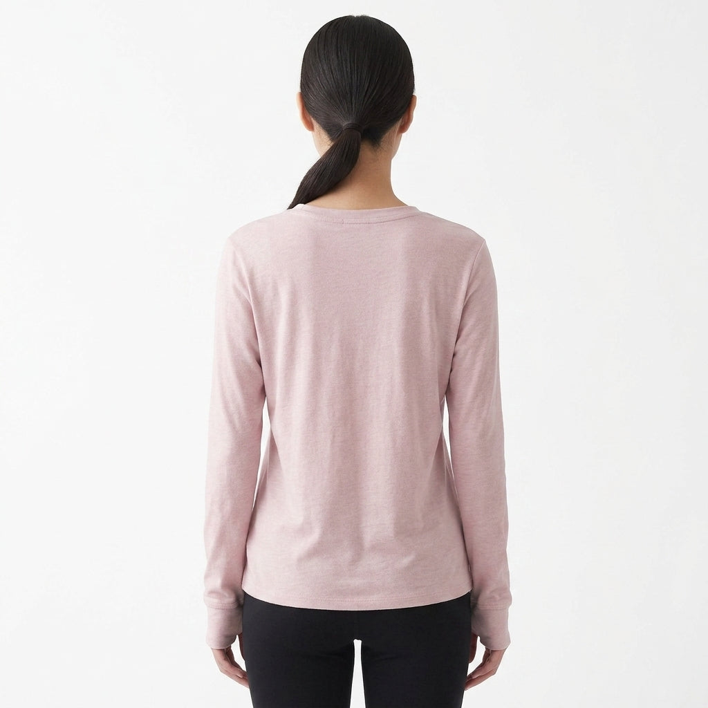 JOANNA SZ2332 Long Sleeve Crewneck Loungewear Top