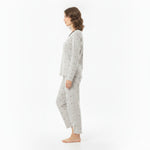 JOANNA 216743BT Women's 3-Piece Pyjama Set Soft Breathable Loungewear Long Sleeve Top, Cami and Pants Cotton Blend Sleepwear