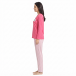 JOANNA 26244 Comfortable Long Sleeve Pajama Set for Loungewear