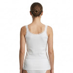 JOANNA SZ2148 Lace-Trimmed Ribbed Camisole Top
