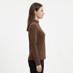 JOANNA SZ2290 Long Sleeve Mock Neck Thermal Top