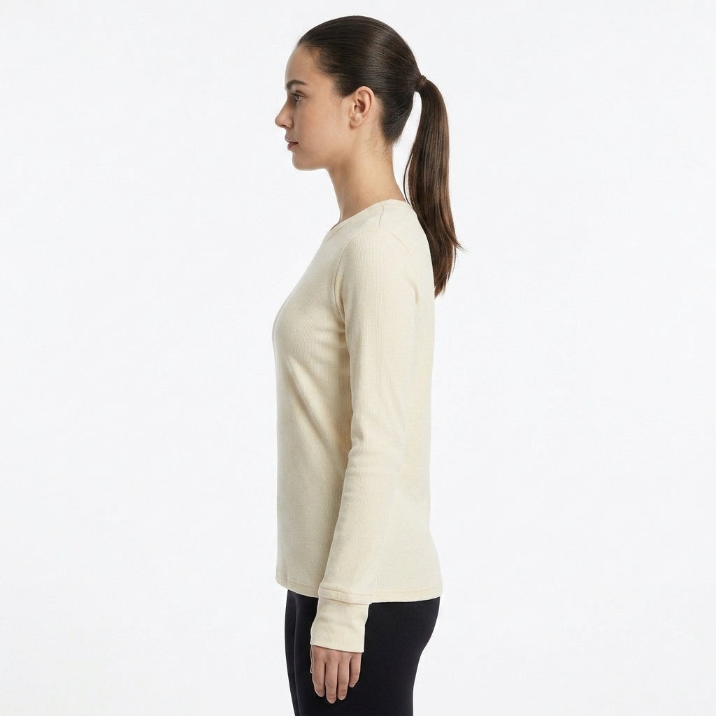 JOANNA SZ2333 Long Sleeve Crewneck Loungewear Top