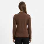 JOANNA SZ2290 Long Sleeve Mock Neck Thermal Top