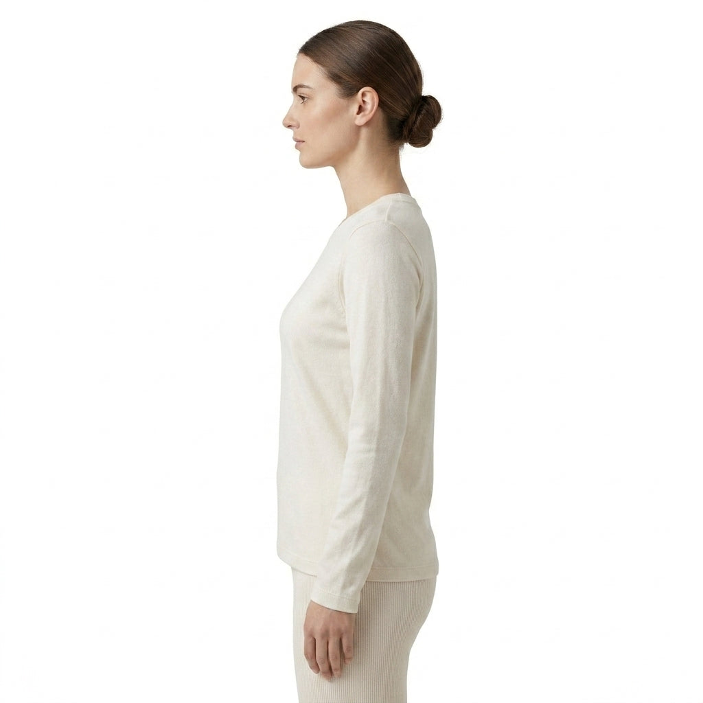 JOANNA SZ2335 Long Sleeve Crewneck Loungewear Top