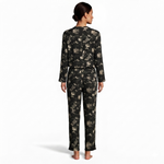JOANNA F216759 Women's 2-Piece Long Sleeve Floral Button-Down Pajama Set