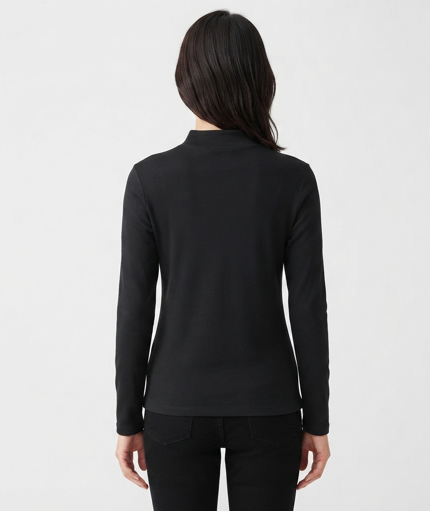 JOANNA SZ2295 Long Sleeve High Neck Loungewear Top