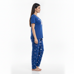 JOANNA 299896H Women's 2-Piece Butterfly Graphic T-Shirt and Printed Pajama Pants Set