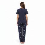 JOANNA 299896H Women's 2-Piece Butterfly Graphic T-Shirt and Printed Pajama Pants Set