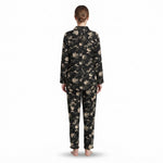 JOANNA F216759 Women's 2-Piece Long Sleeve Floral Button-Down Pajama Set