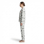 JOANNA F216759 Women's 2-Piece Long Sleeve Floral Button-Down Pajama Set