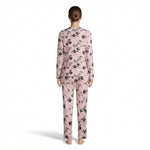 JOANNA F216759 Women's 2-Piece Long Sleeve Floral Button-Down Pajama Set