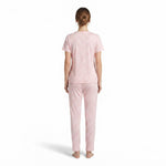 JOANNA F246669BT Women's 2-Piece All-Over Printed Short Sleeve Pajama Set