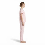 JOANNA F246669BT Women's 2-Piece All-Over Printed Short Sleeve Pajama Set