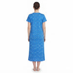 JOANNA F746635 Women's Printed Short Sleeve V-Neck Nightgown