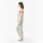 JOANNA 216743BT Women's 3-Piece Pyjama Set Soft Breathable Loungewear Long Sleeve Top, Cami and Pants Cotton Blend Sleepwear