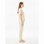 JOANNA 281881BT 2-Piece Pajama Set Short Sleeve Button-Front Top and Pants Soft Printed Sleepwear for Women