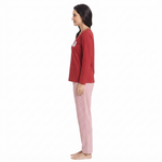 JOANNA 26244 Comfortable Long Sleeve Pajama Set for Loungewear