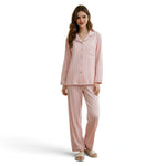 JOANNA F293363 Classic Button Down Pajama Set