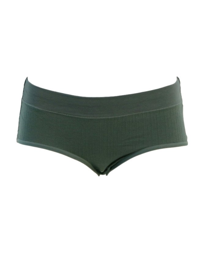 JOANNA Women's Stretch Design Mid Rise 3-Pack Panties, Multicolor - DarkOliveGreen