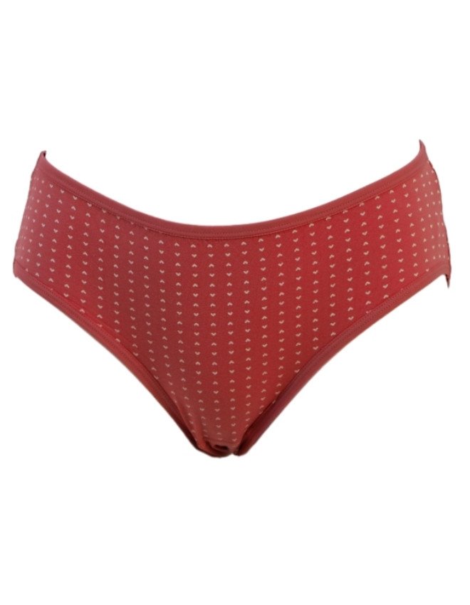 Women's Multiple Design Mid Rise 6-Pack Panties, Multicolor - Pink