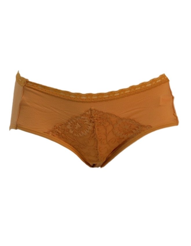 JOANNA Women's Lace Waist Design Mid Rise 3-Pack Panties, Multicolor - LightBrown