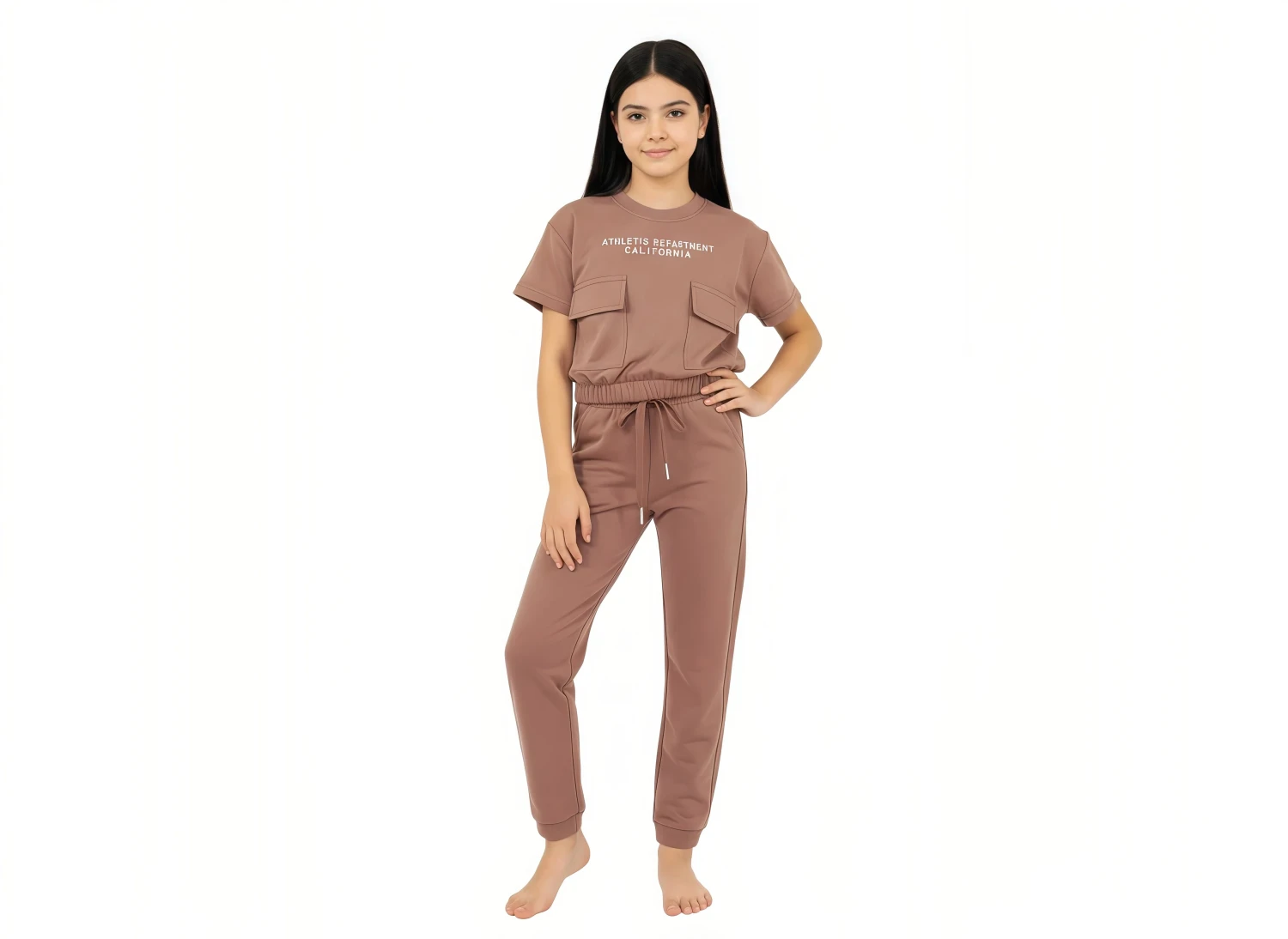 Girls' Comfort Pockets Set - LightBrown