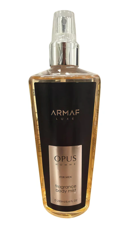 Armaf Luxe Opus Homme Fragrance Body Mist for Men - -