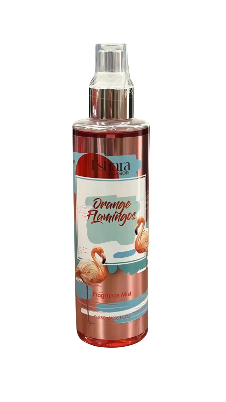 Estiara Passion Orange Flamingos Fragrance Mist  For Women - -