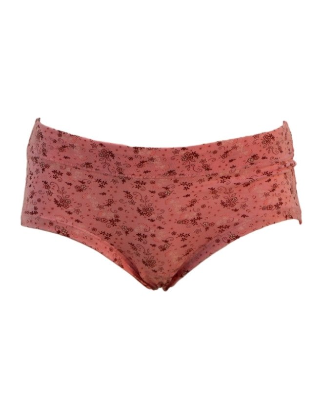 Women's Floral Design Mid Rise 3-Pack Panties, Multicolor - Pink