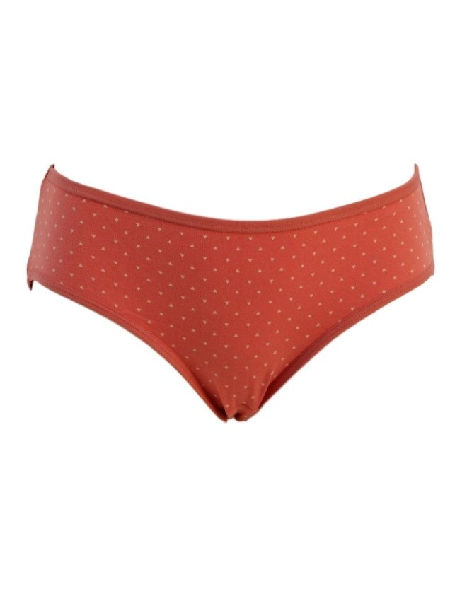 Women's Multiple Design Mid Rise 6-Pack Panties, Multicolor - Red